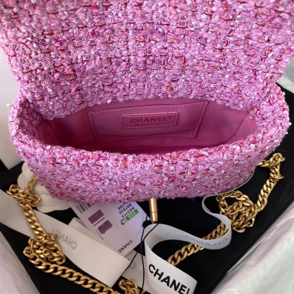 Ch**el 22P SQUARE FLAP BAG