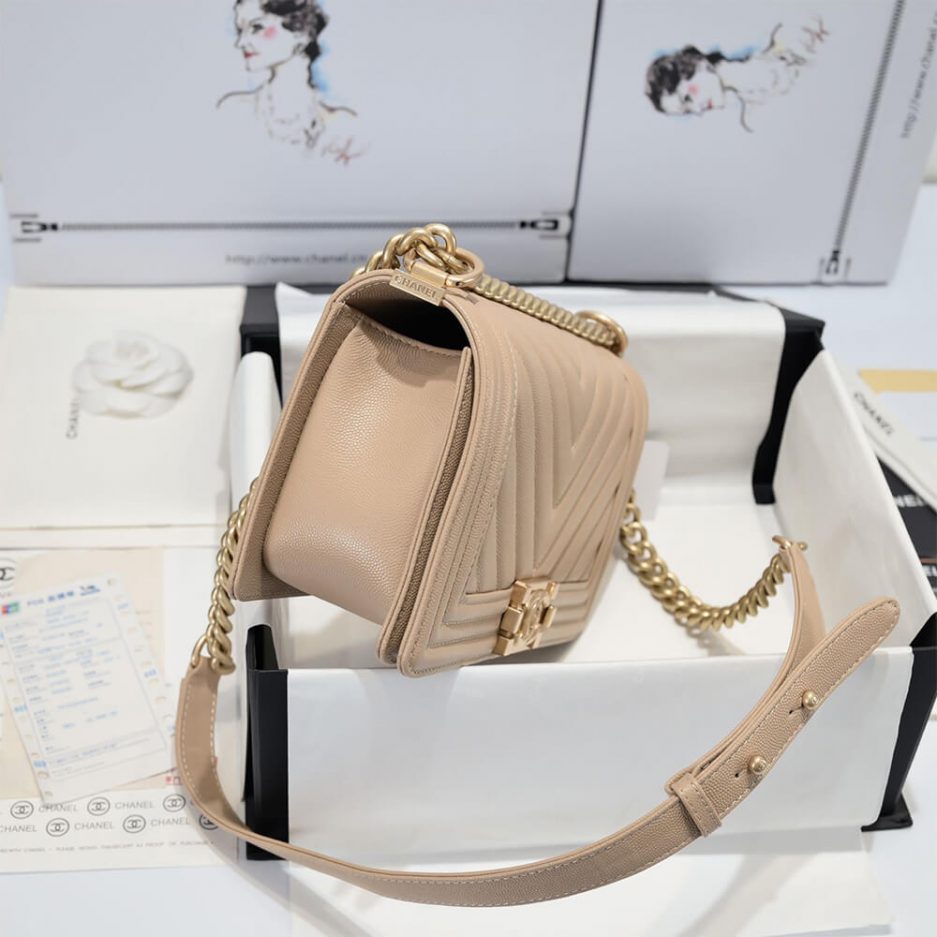 Chevron Boy Ch**el Handbag