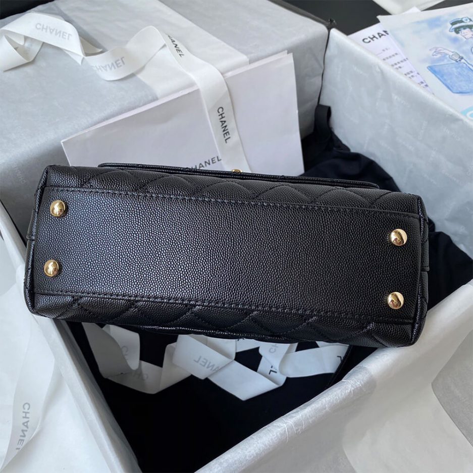 Ch**el Coco Handle Bag Small