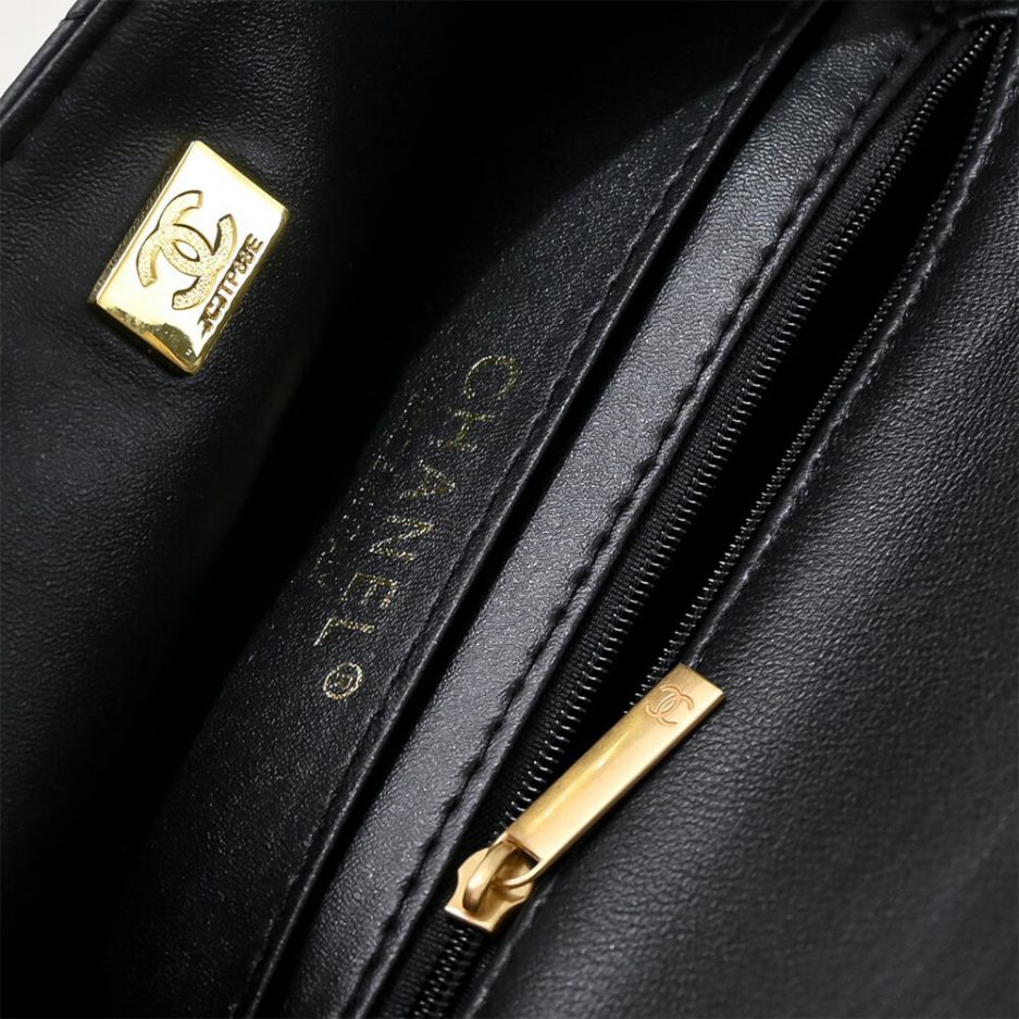 Ch**el Mini Flap with Top Handle