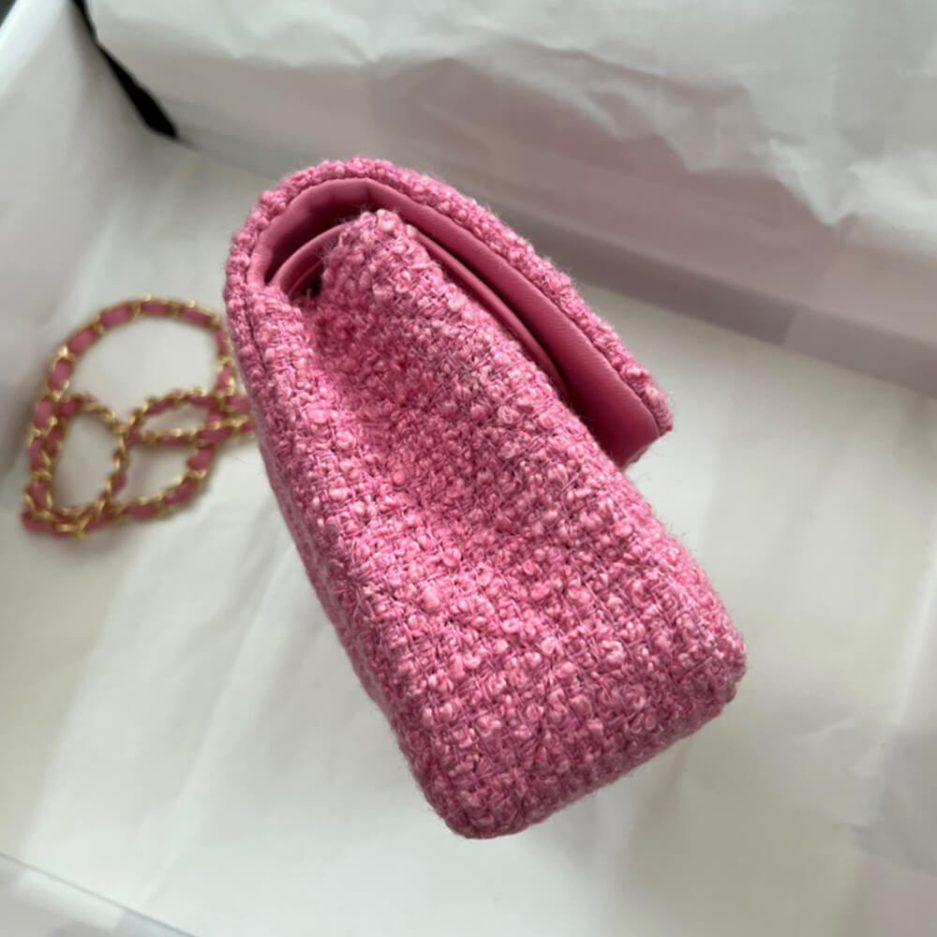 Ch**el Tweed Medium Classic Flap Bag