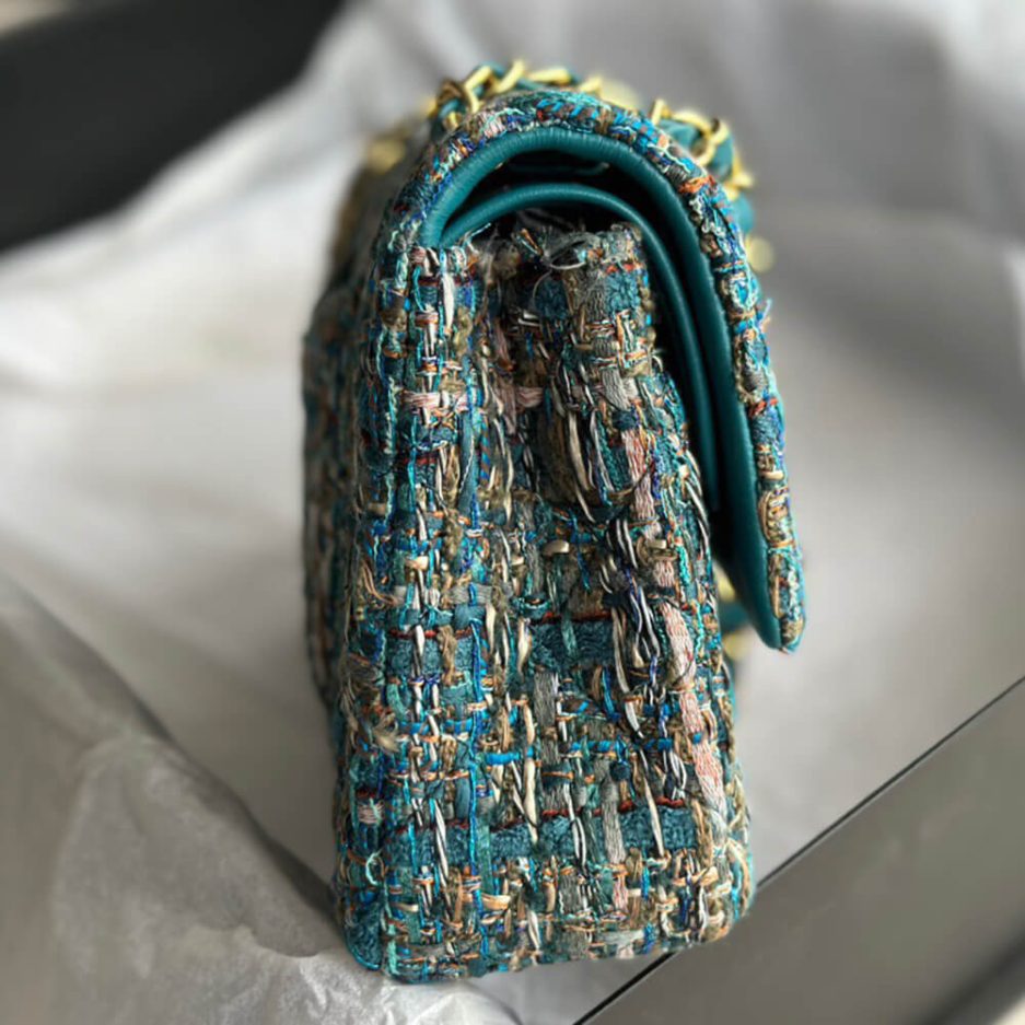 Ch**el Tweed Medium Classic Flap Bag