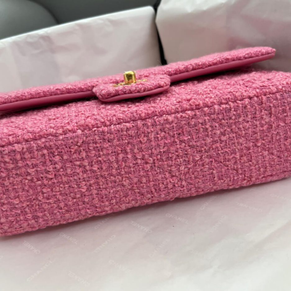 Ch**el Tweed Medium Classic Flap Bag