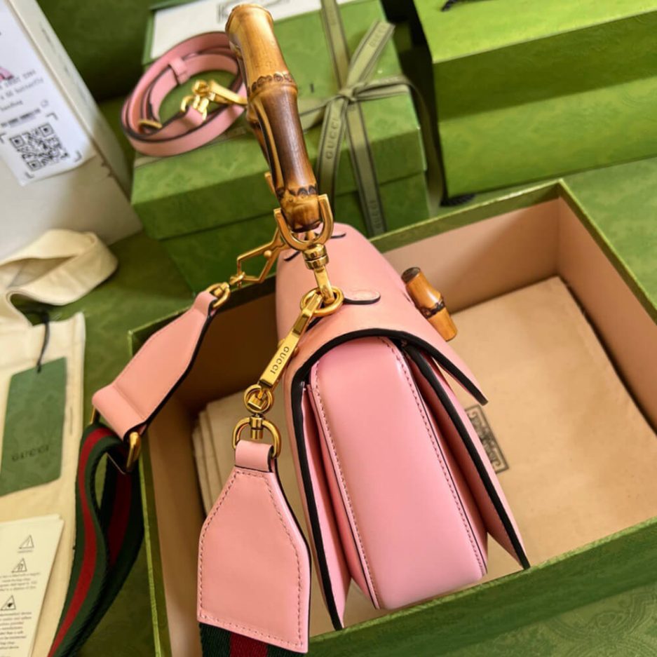 Gvc*1 BAMBOO 1947 JUMBO GG SMALL TOP HANDLE BAG
