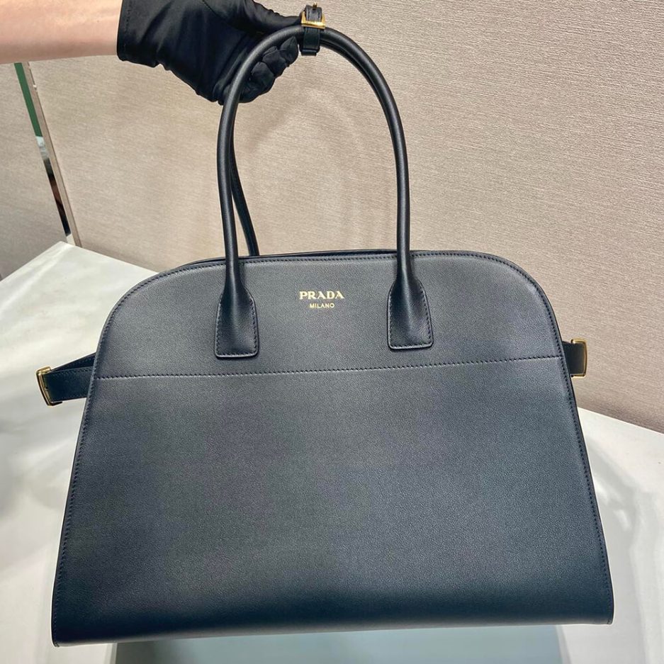 Pra*a Large leather tote bag(high-end grade)