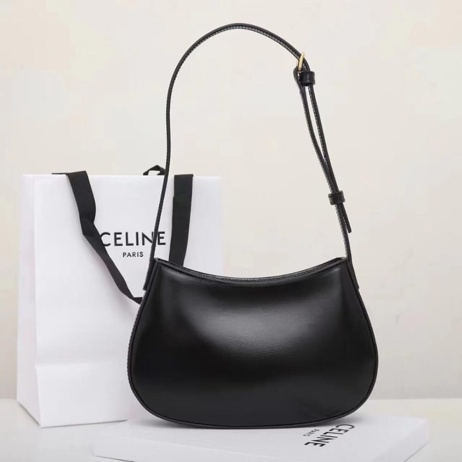 Ce1i*e MEDIUM TILLY BAG in shiny calfskin