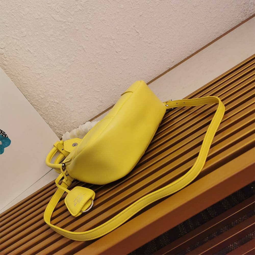 Pra*a Moon padded nappa-leather bag