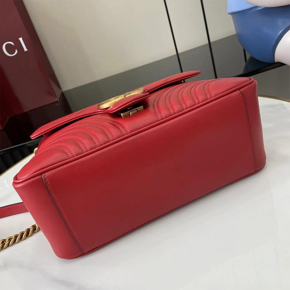Gvc*1 GG Marmont Small Top Handle Bag
