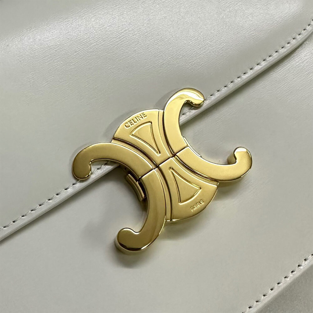 Ce1i*e CLASSIQUE TRIOMPHE BAG in shiny calfskin(HIGH-END GRADE)