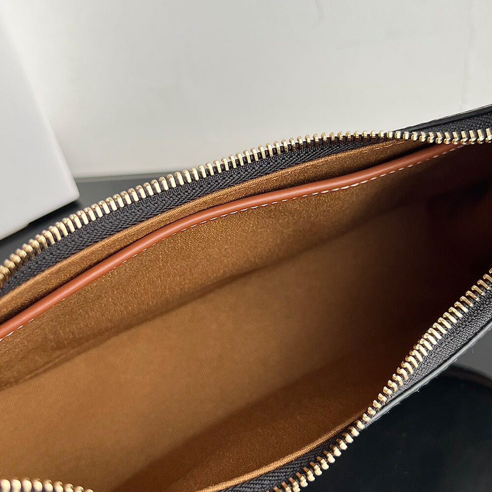 Ce1i*e Ava Bag IN Triomphe Canvas and calfskin(HIGH-END GRADE)