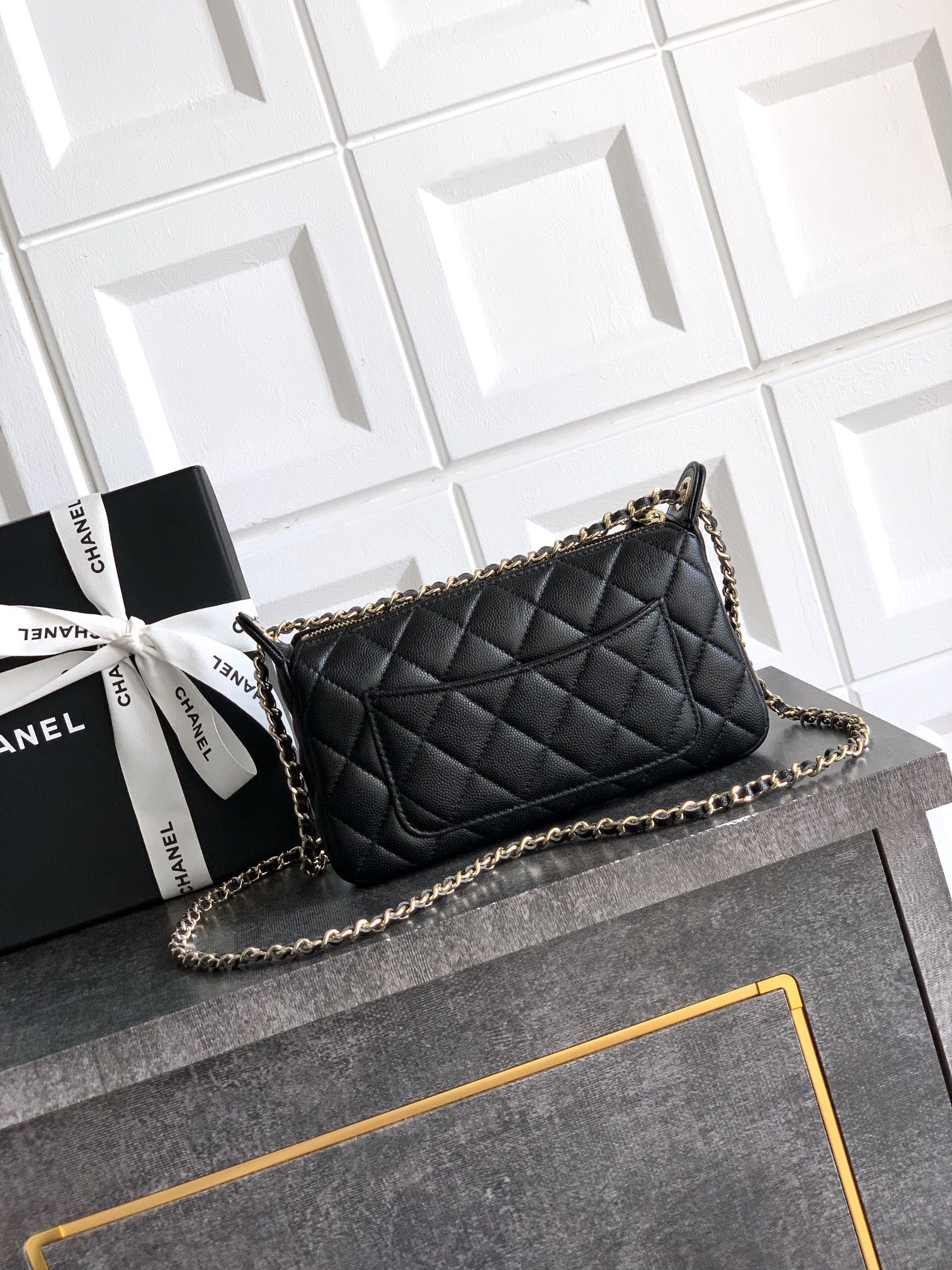 Ch**el Shoulder Bag 12x21x5.5cm