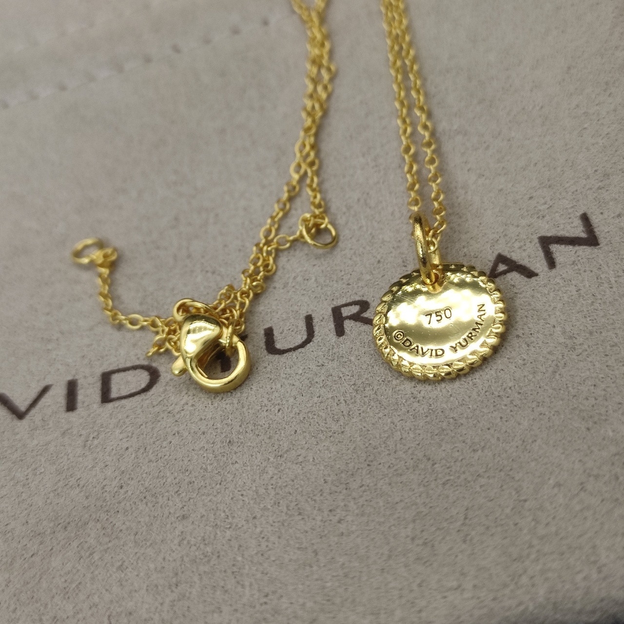 dau1d Yvrm*n necklace(chain length 42+3+3cm delay chain)