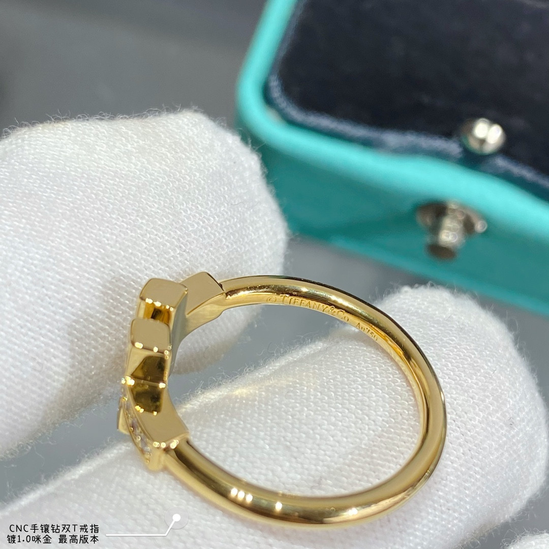 t*f*ny & co. double t D1am0nd-banded ring