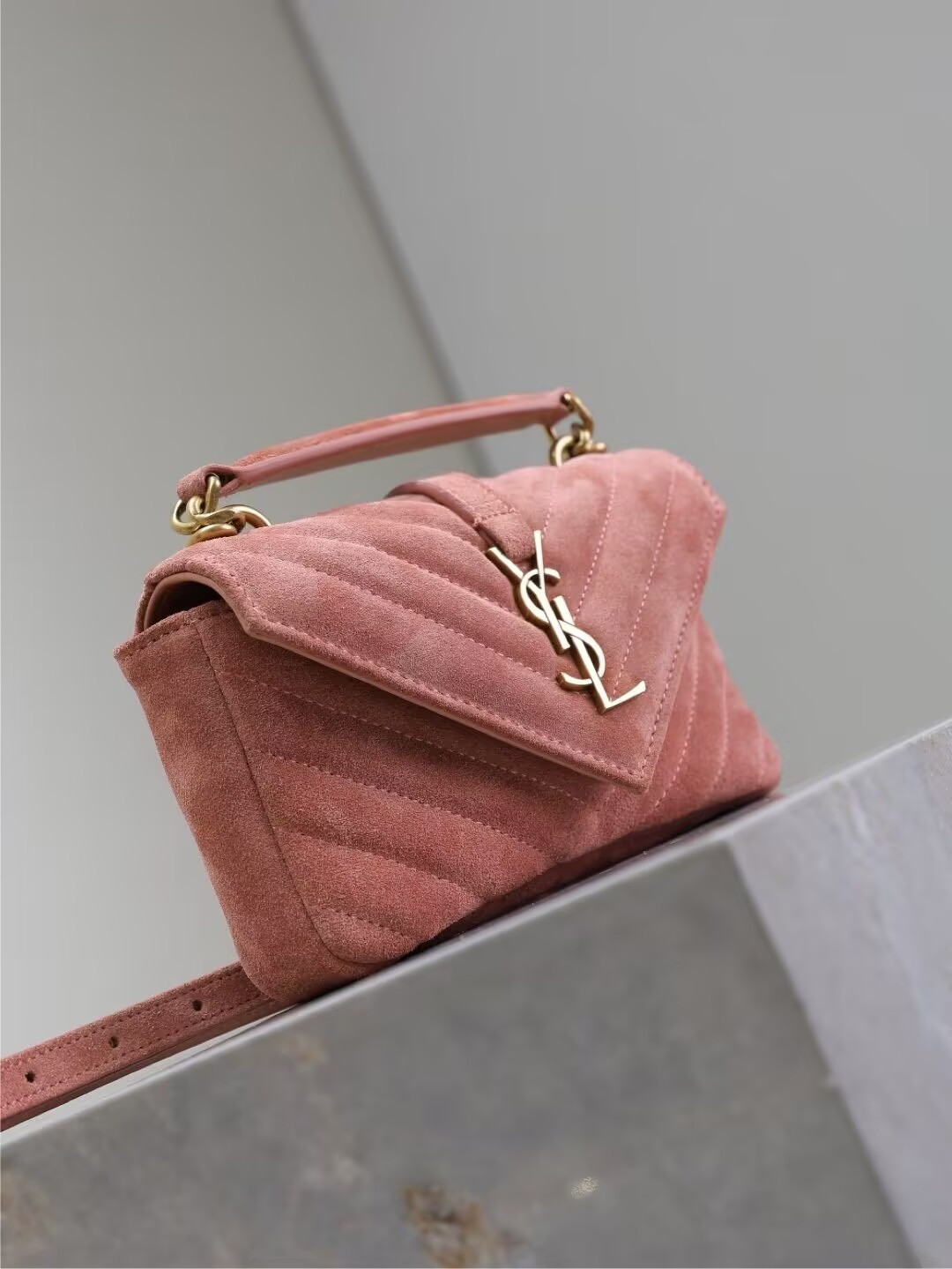 Y51 Loulou college mini in suede 20x13x3cm