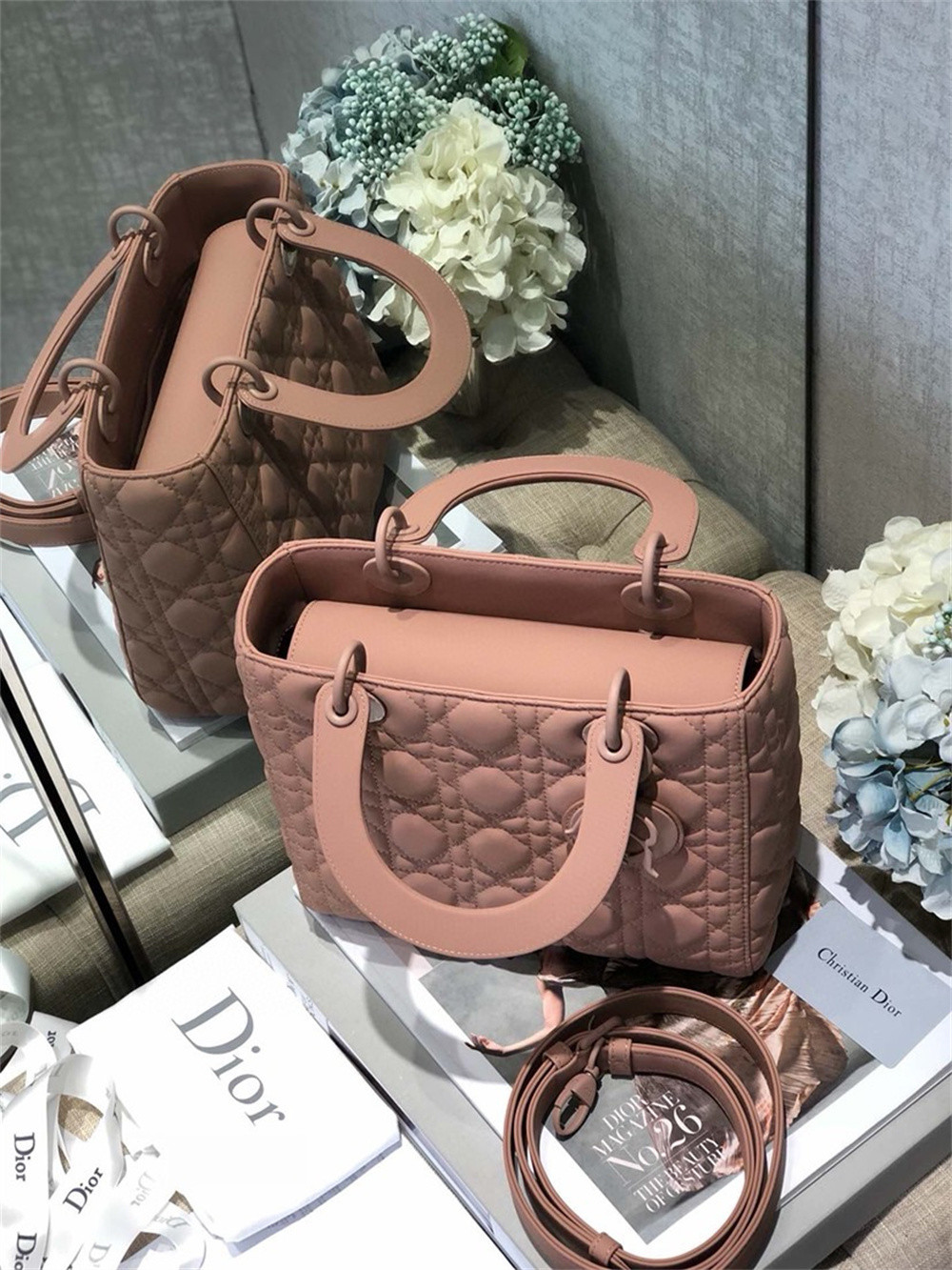 Medium Lady D10r Bag 9.5 x 8 x 4.5 inches
