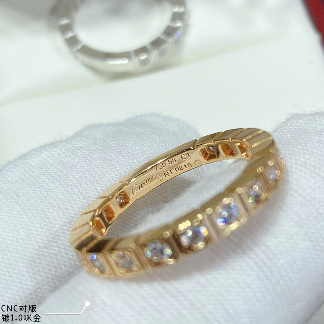 Ca*t1er Alternating D1am0nd-set Ring