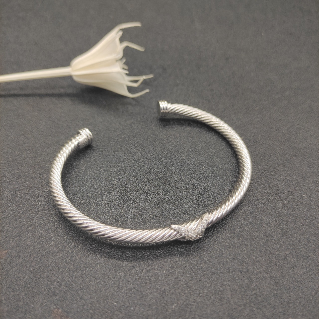 dau1d Yvrm*n 4mm full d1am0nd x bracelet (wrist circumference 15-20cm)