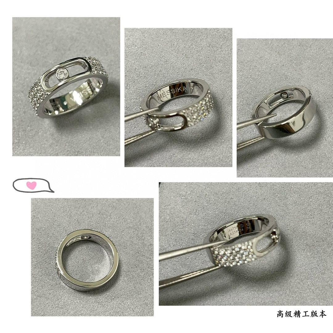 Mes1kaa move joaillerie pavé d1am0nd ring