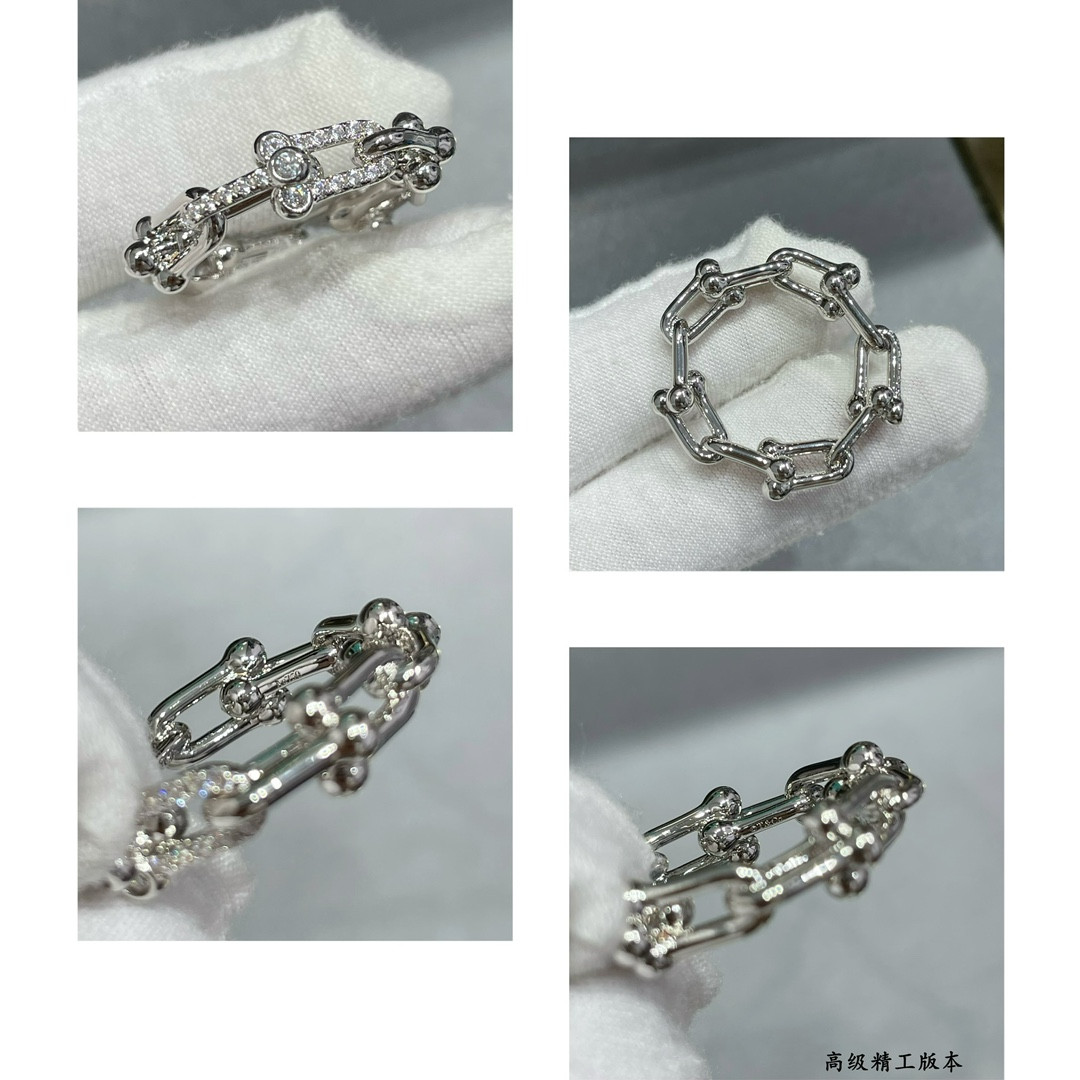 t*f*ny & co. u-link chain with D1am0nd ring