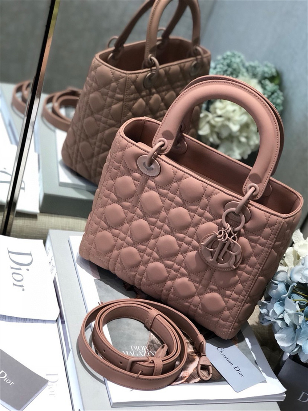 Medium Lady D10r Bag 9.5 x 8 x 4.5 inches