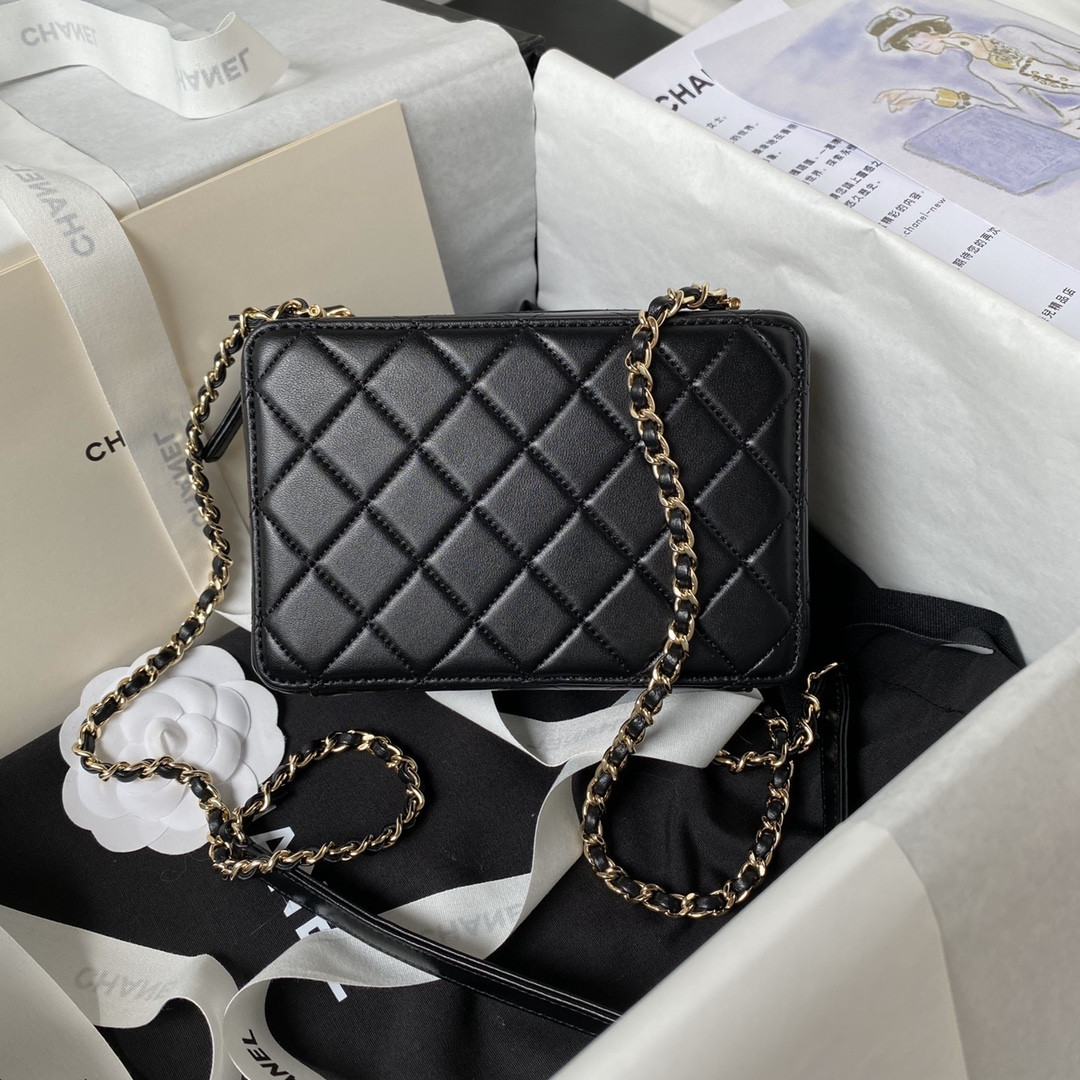 Ch**el CAMERA BAG 4.5 × 6.2 × 2.3 in