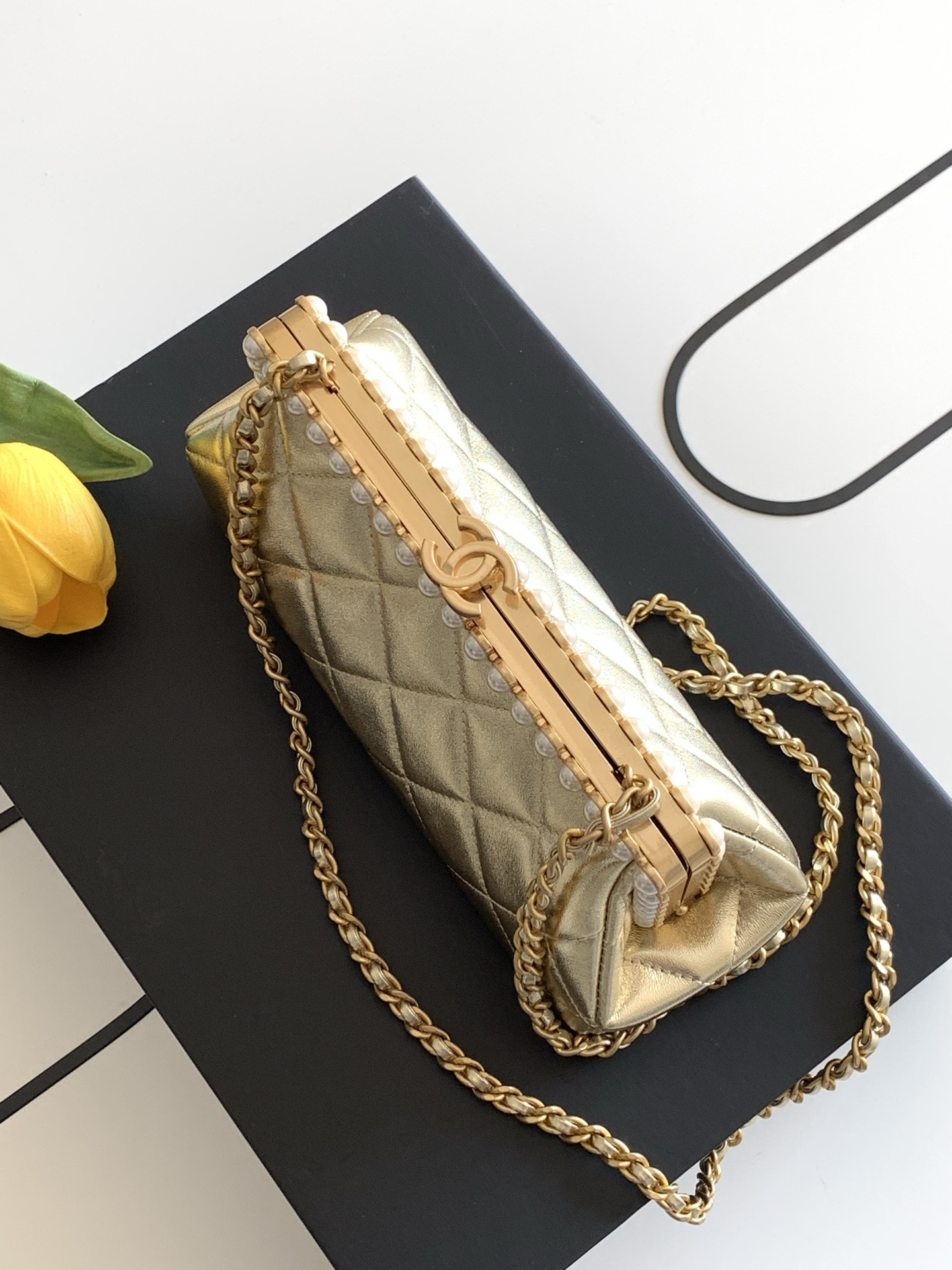 Ch**el clutch as5912 10x20x7cm