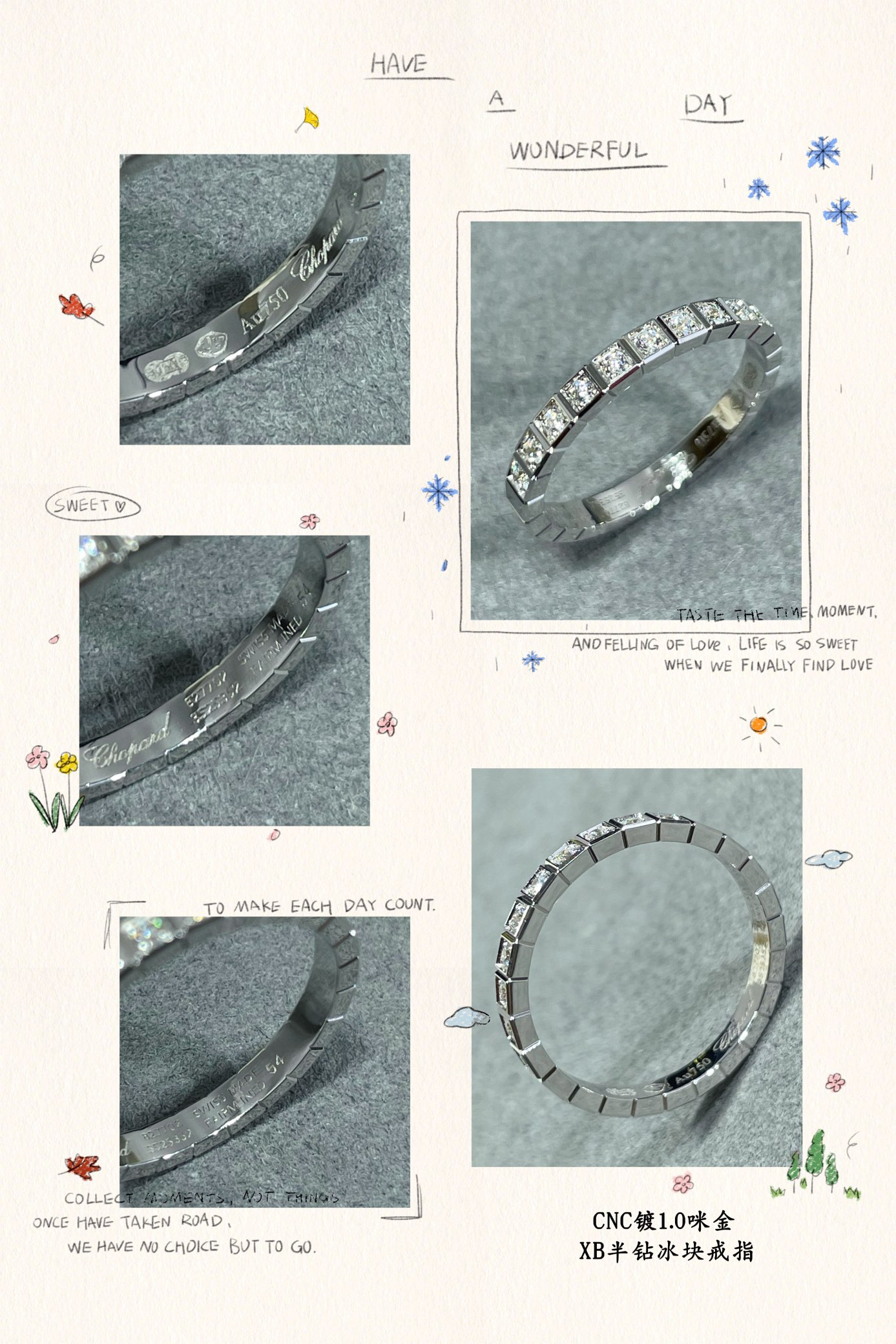 Chopard Half D1am0nd Ice Cube Ring