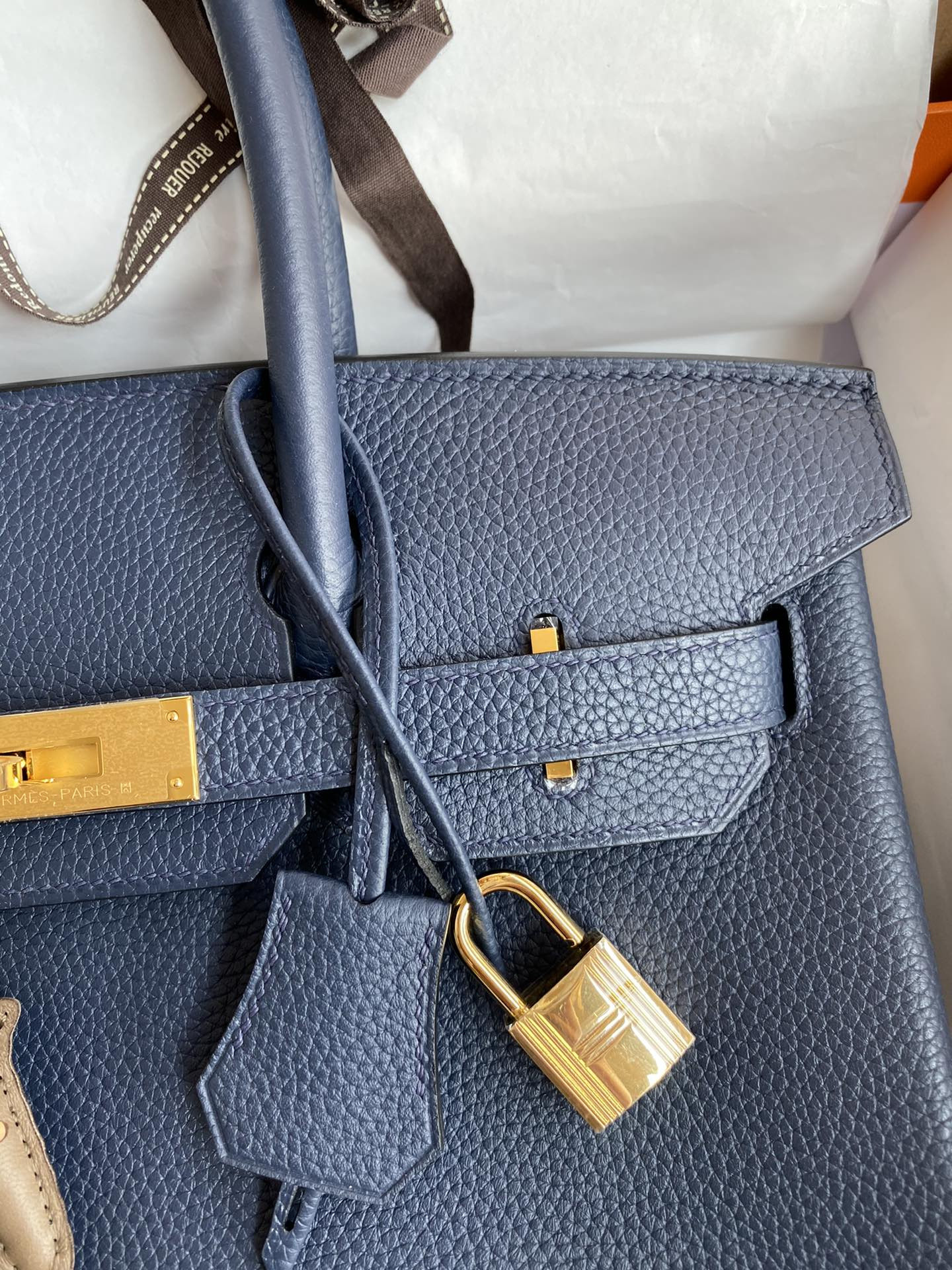 H**me5 BIRKIN Gold 25 30 35(Horse charm not included)