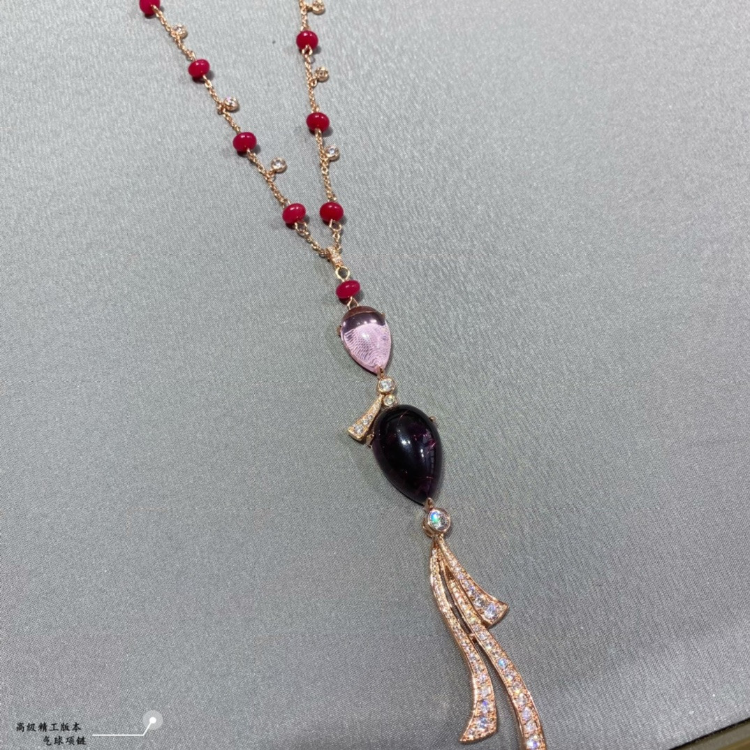 Bv1g*ai balloon Necklace(No refund or exchange)