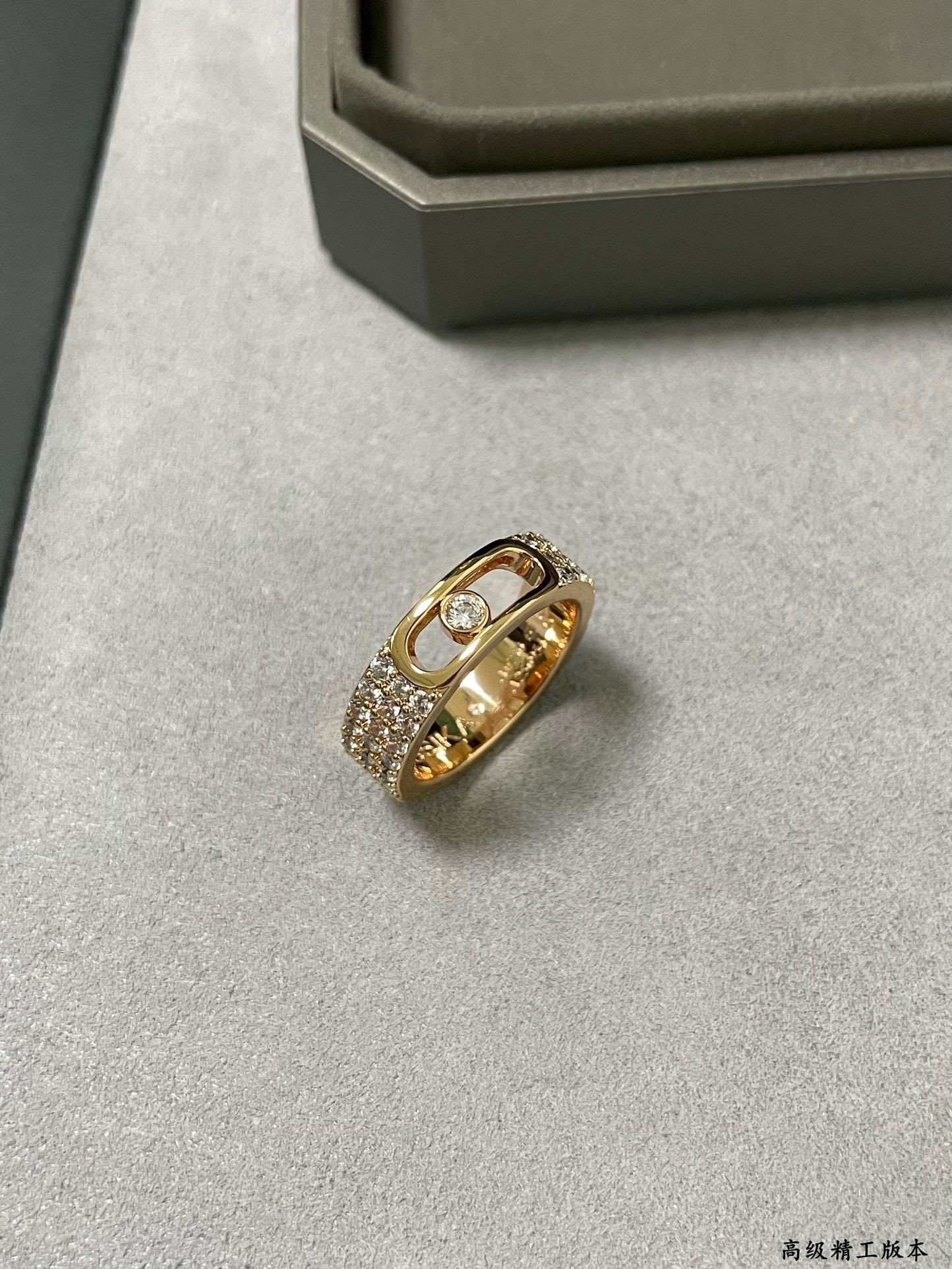 Mes1kaa move joaillerie pavé d1am0nd ring
