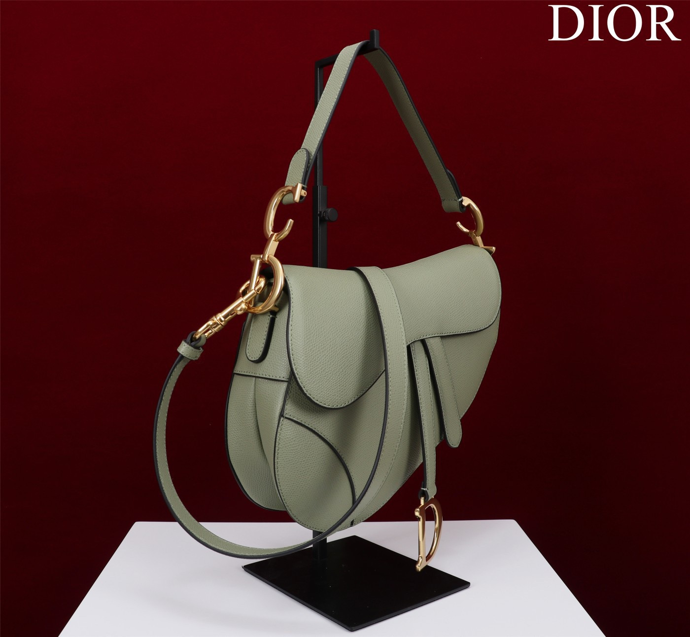 D10r Saddle Bag Grained Calfskin 25.5x20x6.5cm