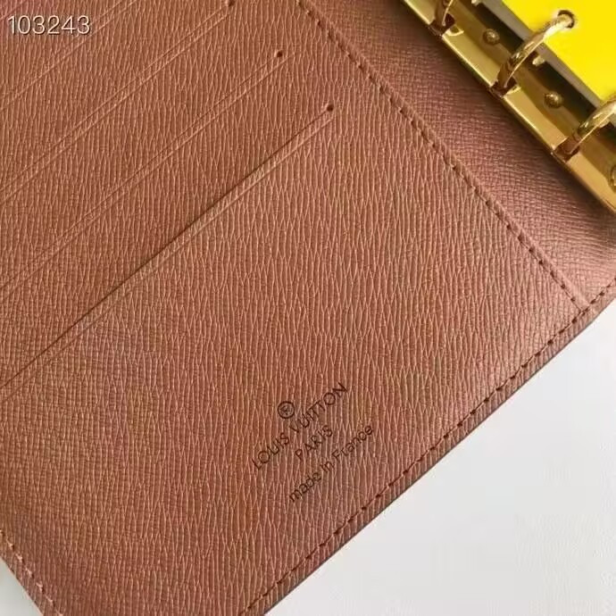 LV Medium Ring Agenda Cover R20105 14x18cm