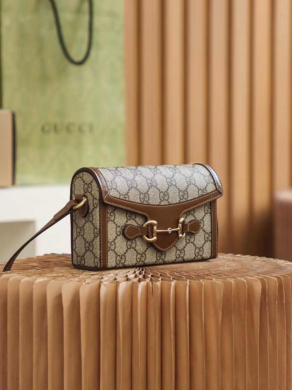 Gvc*1 Horsebit 1955 Mini Bag 18x12x5cm