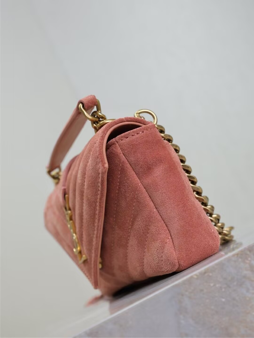 Y51 Loulou college mini in suede 20x13x3cm