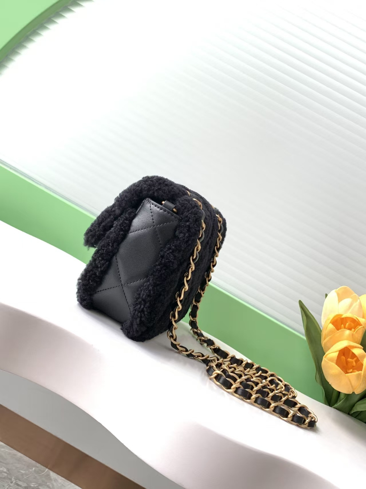 Ch**el Flap Bag 13.5x17x8cm