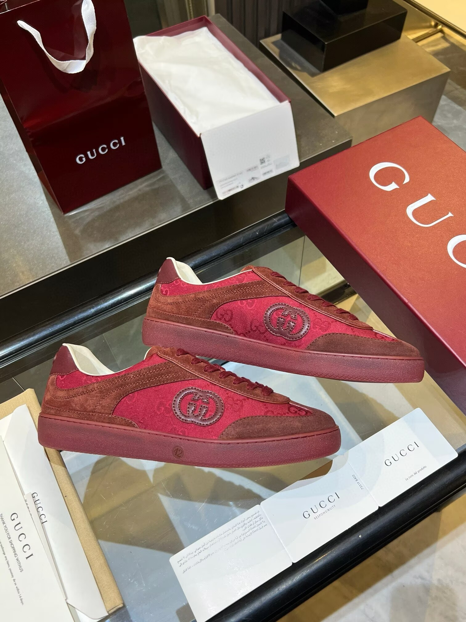 ua Gvc*1 g75 sneaker rosso ancora