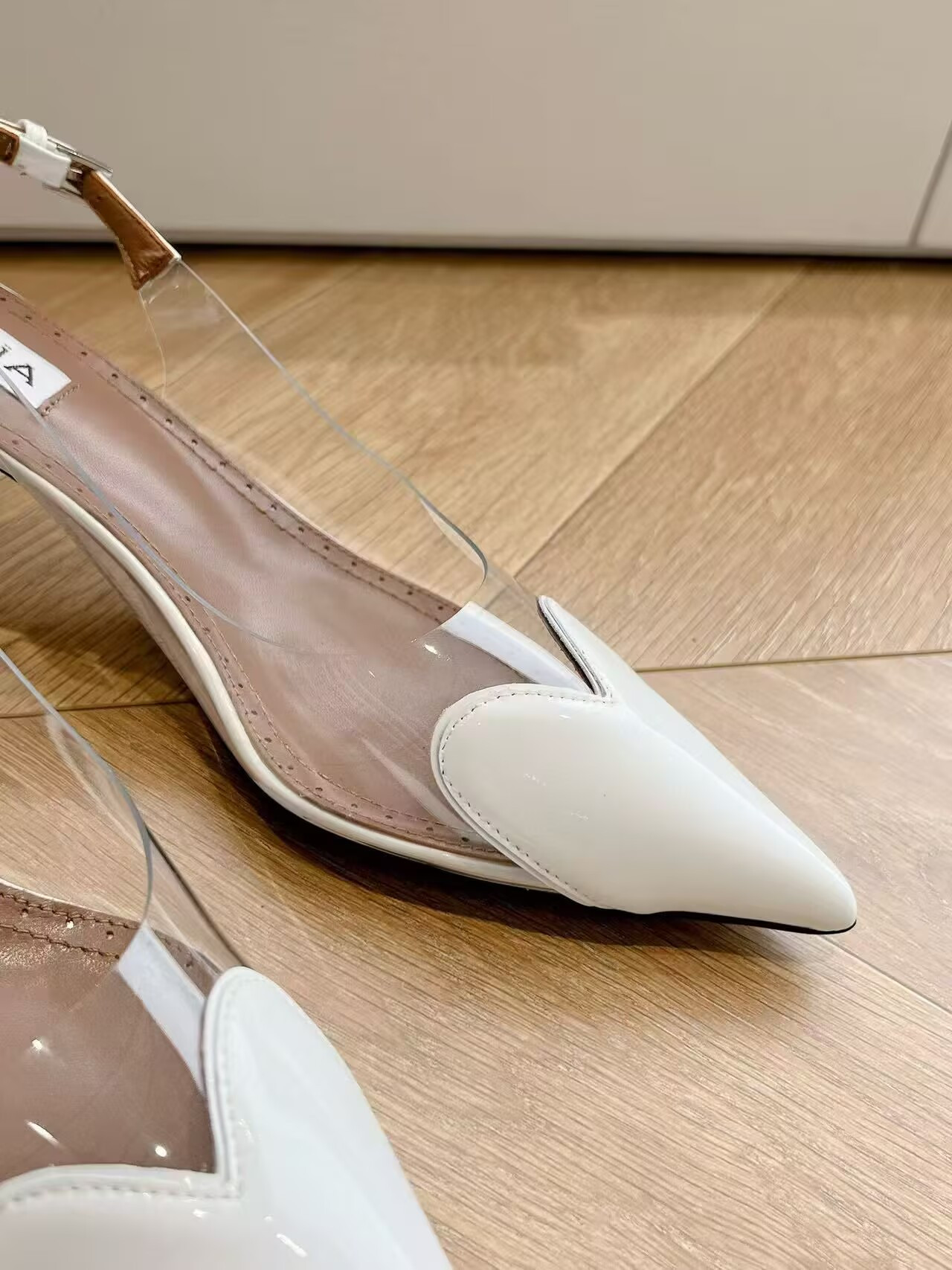 UA A1a1a Le Coeur Plexi Heart-Toe Slingback Pump 5.5cm Heel