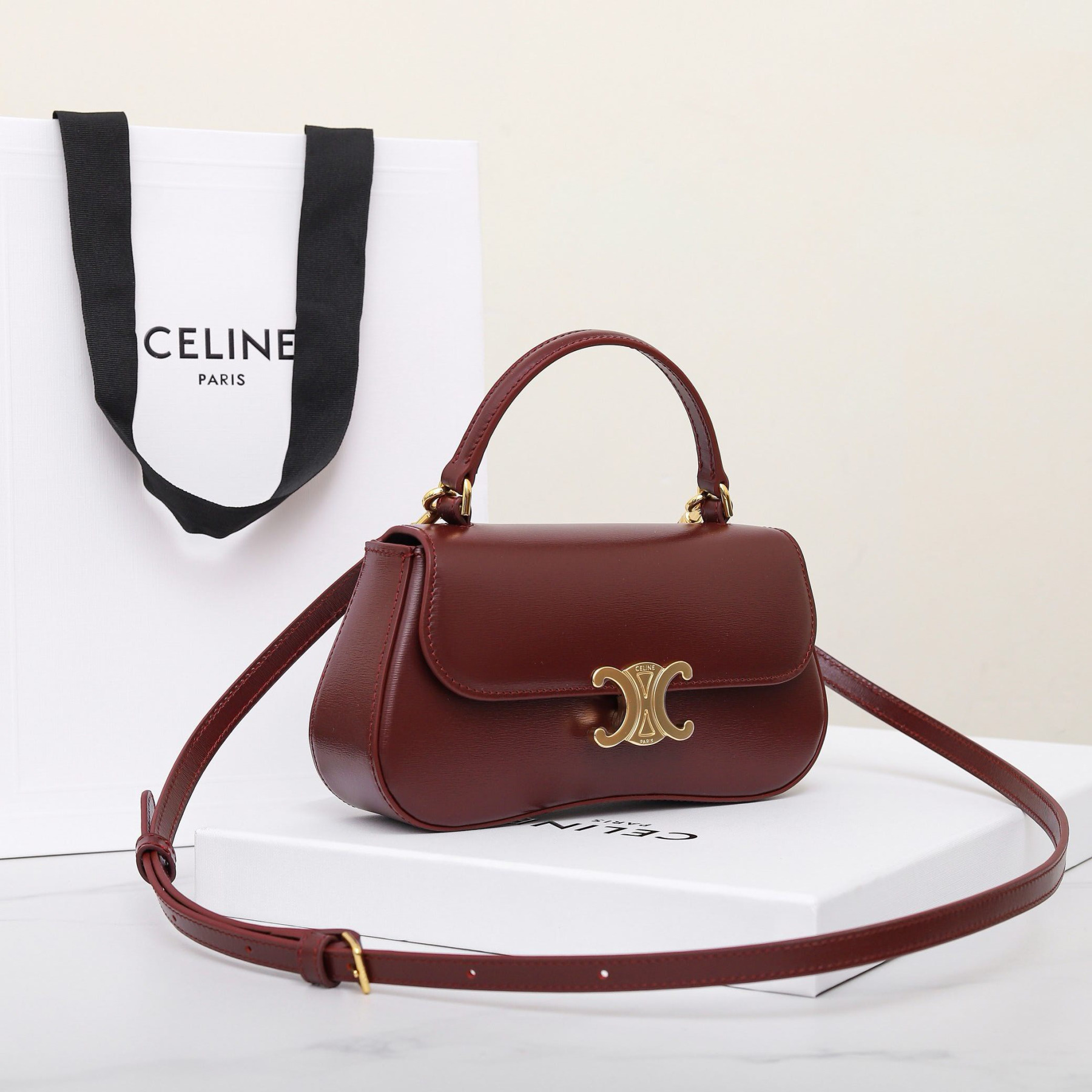 Ce1i*e teen Ce1i*e lola in shiny calfskin 20x11.5x5cm
