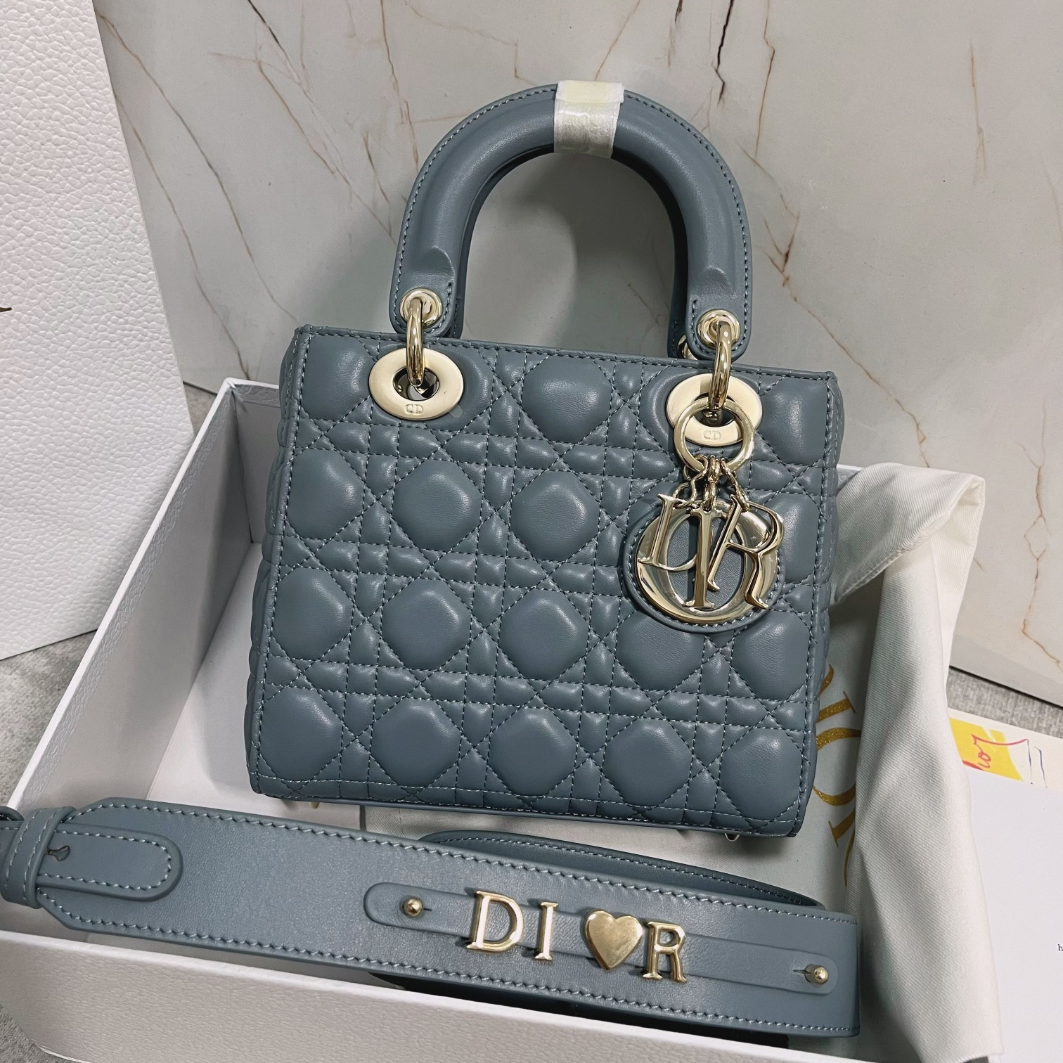 Small Lady D10r My ABCD10r Bag Cloud Blue 8 x 6.5 x 3 inches