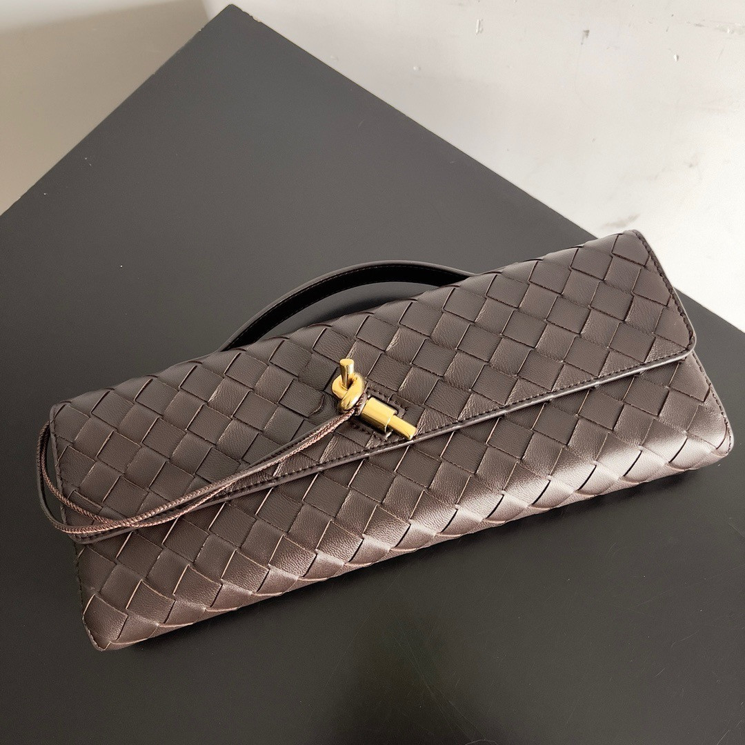 B0tt*ga Ven*ta Long Clutch Andiamo With Handle Fondant 31x13x3cm