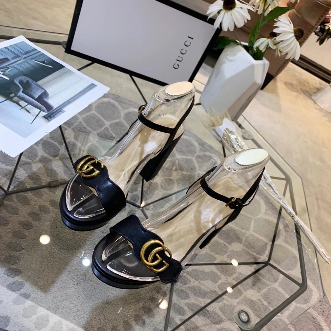 UA Gvc*1 LEATHER HIGH-HEEL SANDAL