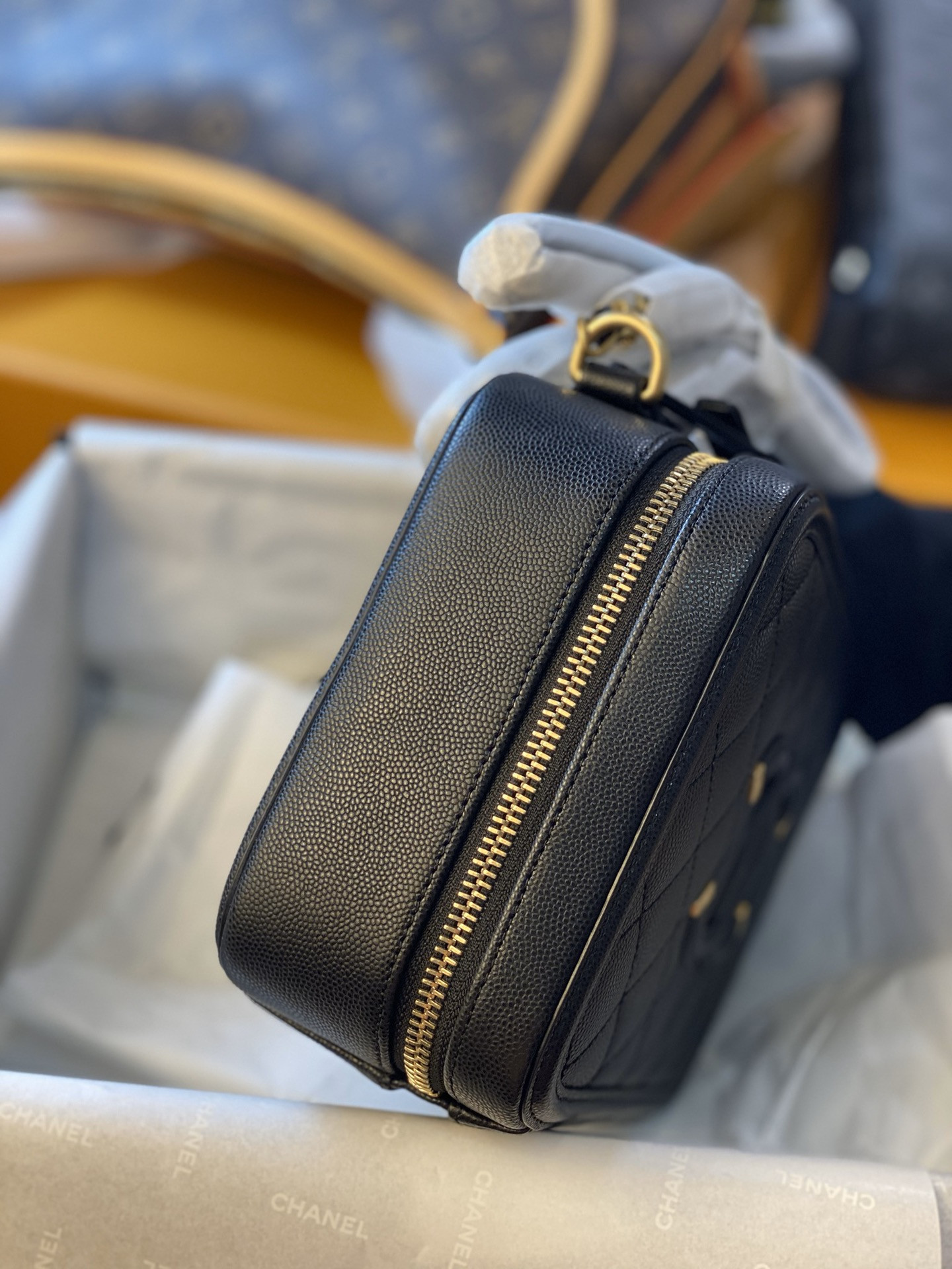 Ch**el VANITY CASE 17x7x13cm
