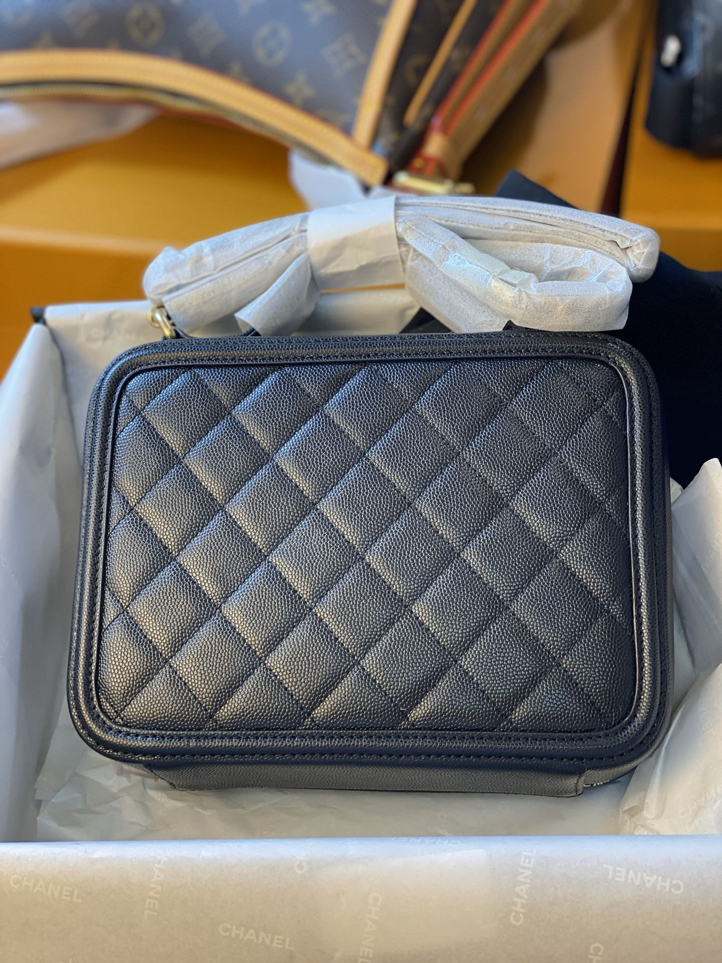 Ch**el VANITY CASE 17x7x13cm
