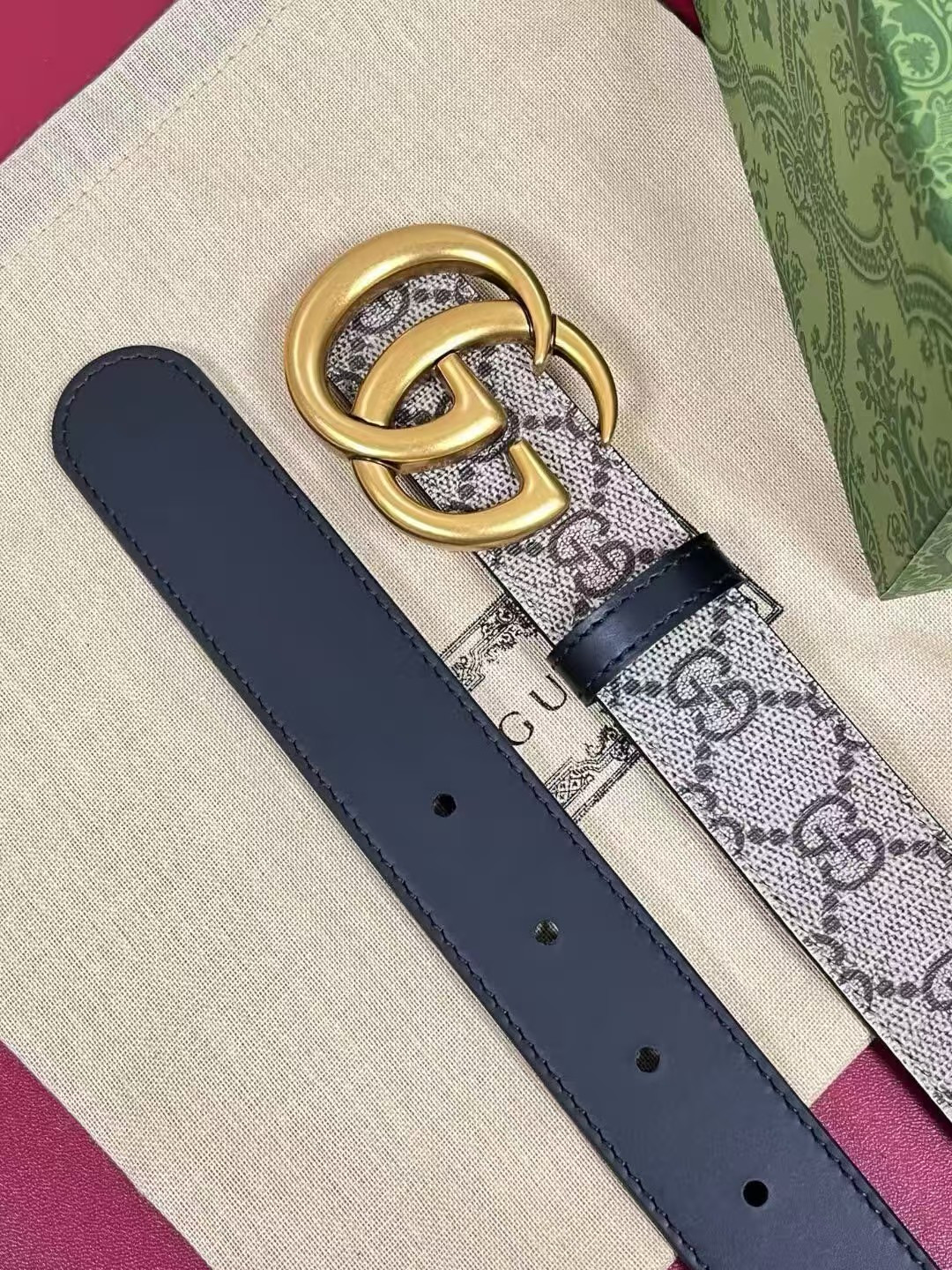 Gvc*1 gg marmont reversible belt