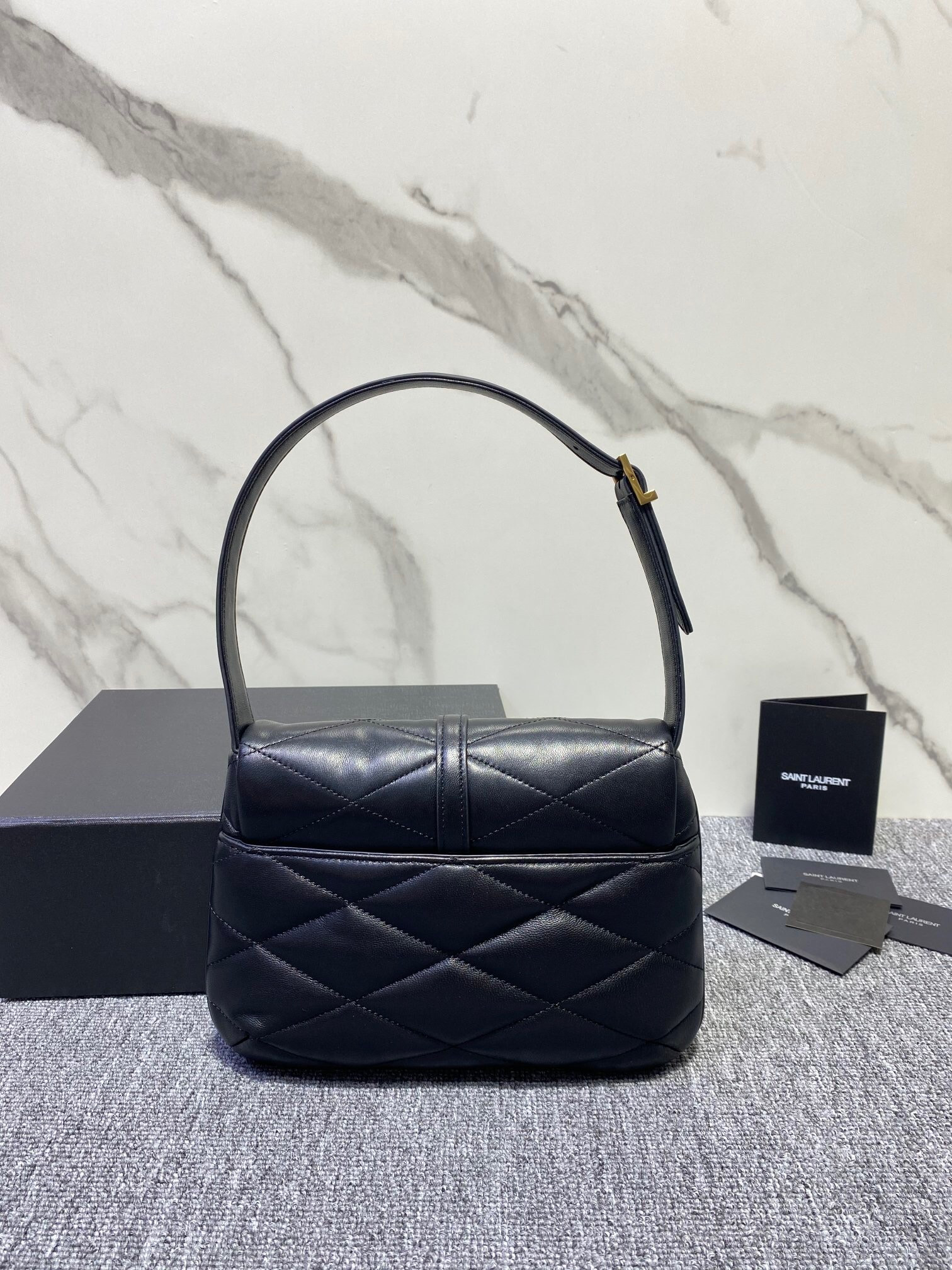 Sa1nt Lau*nt LE 57 HOBO BAG IN QUILTED LAMBSKIN