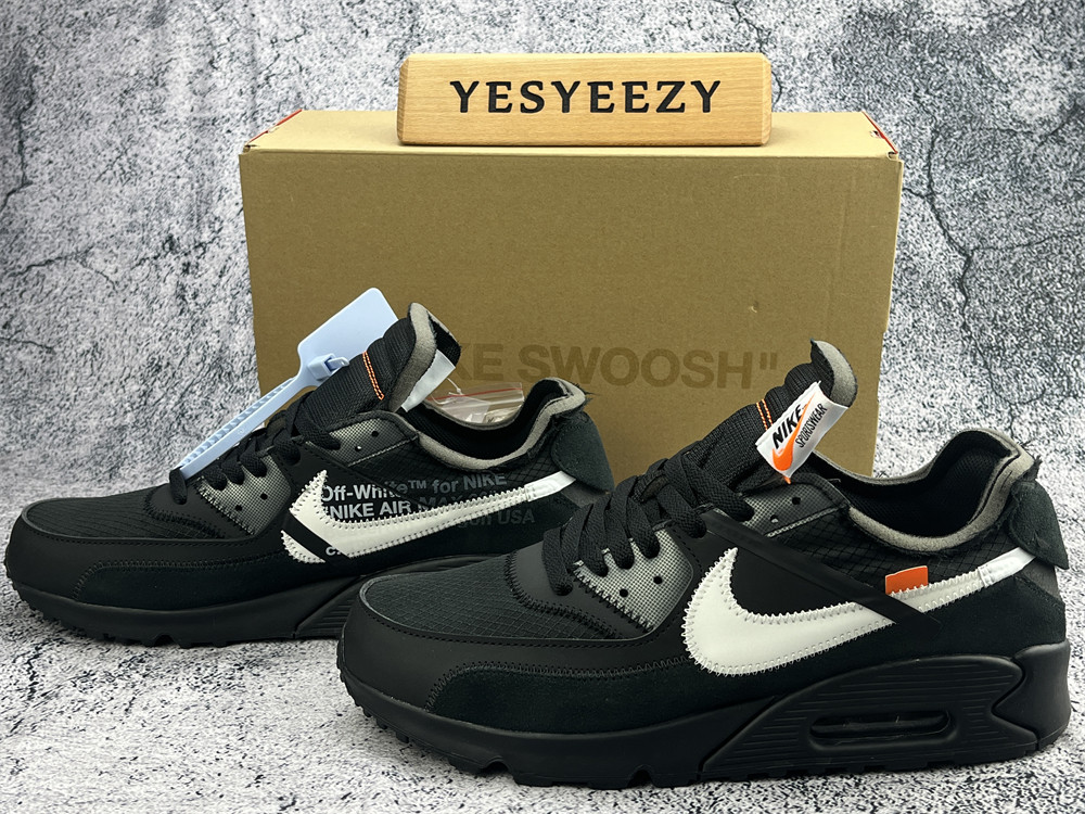 UA THE 10 OFF WHITE NIKE AIR MAX 90 BLACK