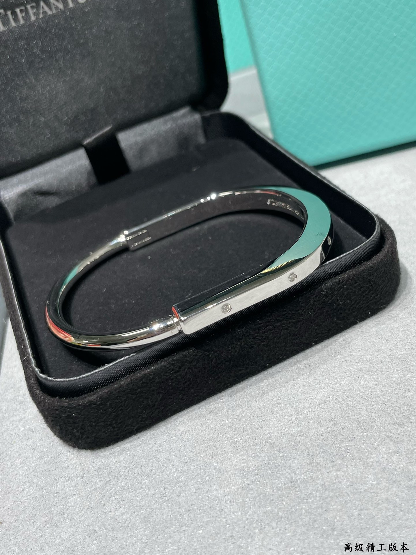 t*f*ny & co. lock D1am0nd alternating bracelet