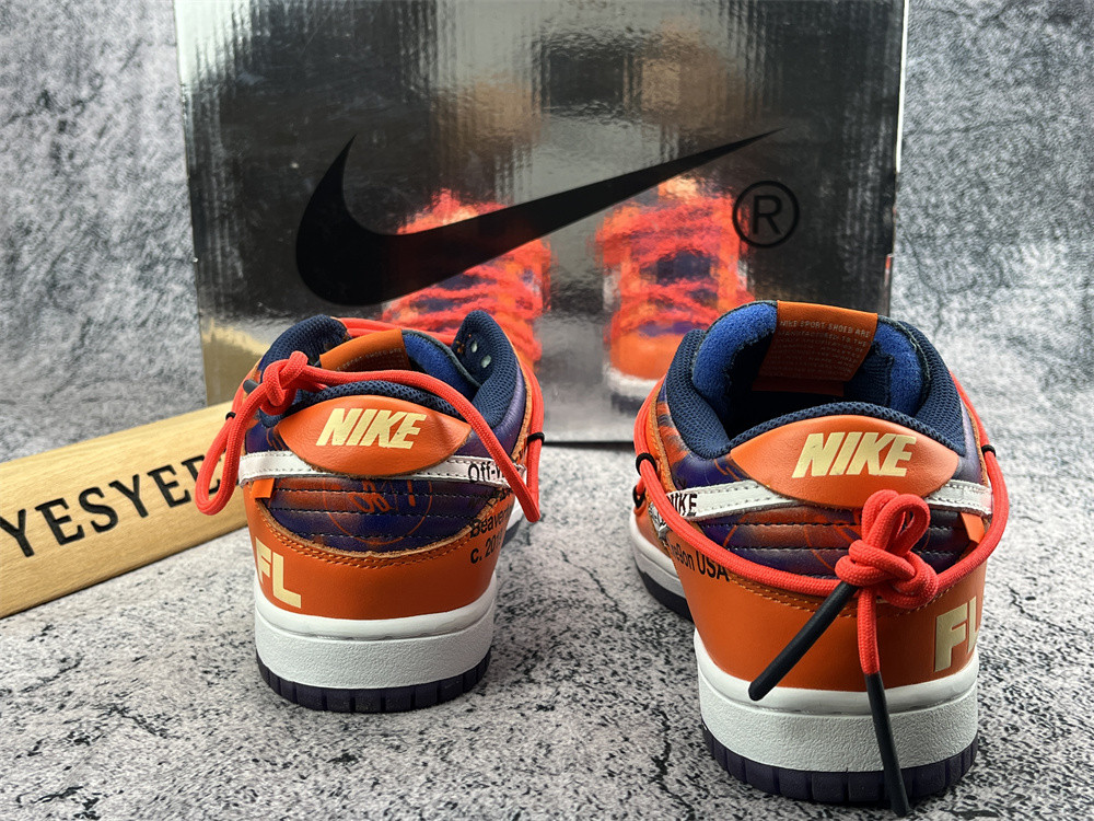 UA NIKE OFF-WHITE X FUTURA UNVEIL X DUNK LOW