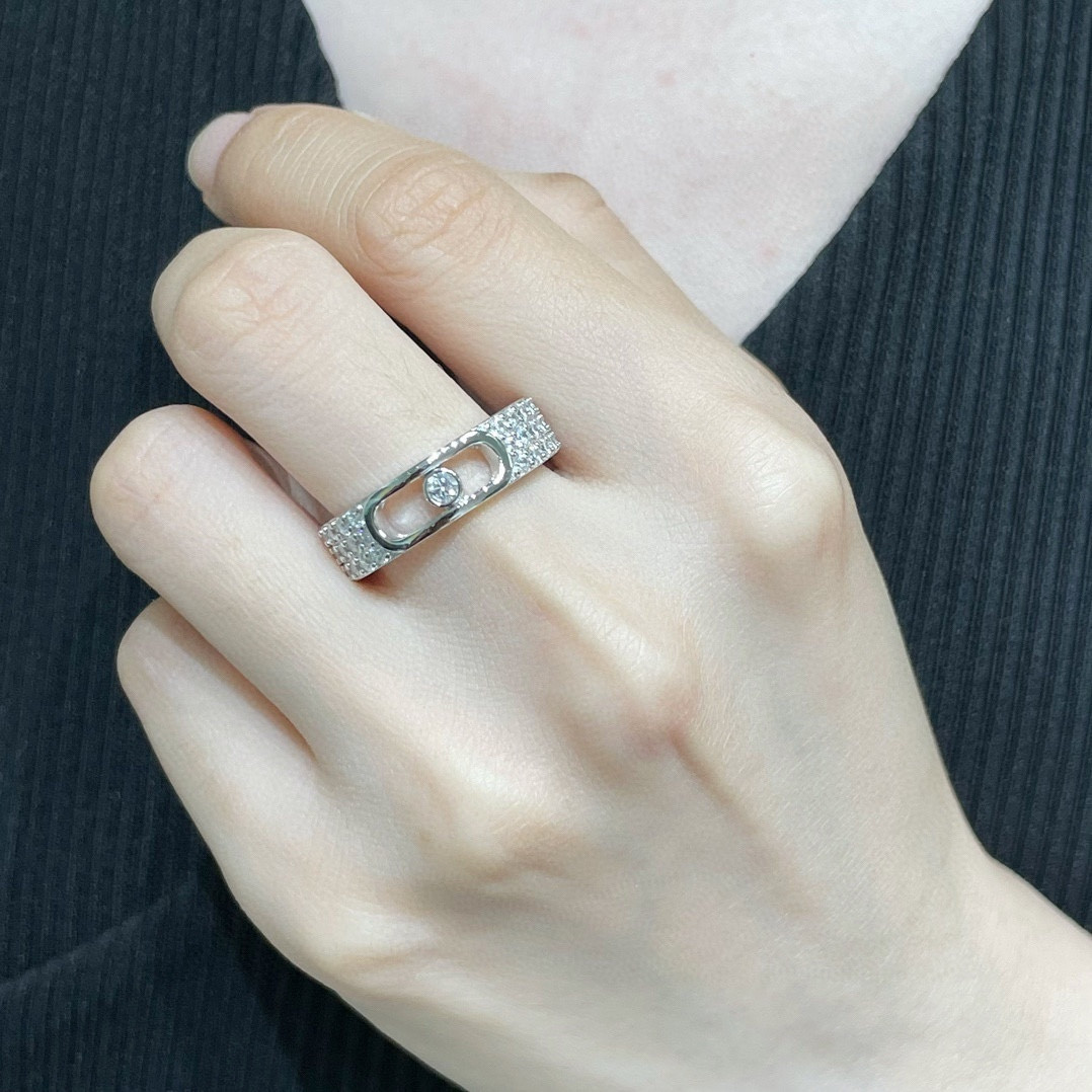 Mes1kaa move joaillerie pavé d1am0nd ring