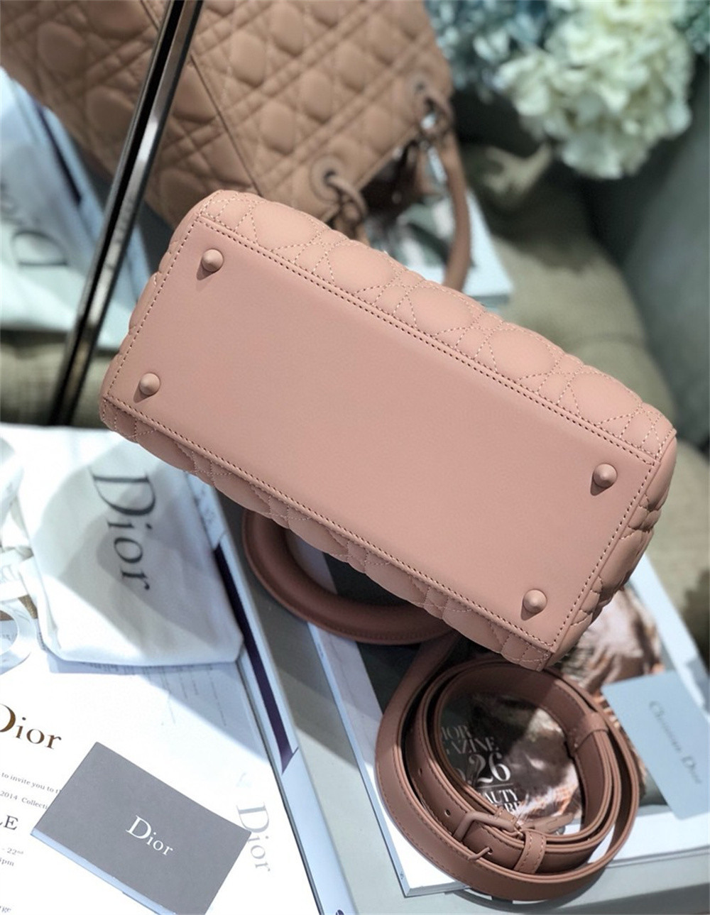 Medium Lady D10r Bag 9.5 x 8 x 4.5 inches